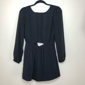 Forever 21 keyhole cutout long sleeve romper